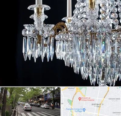 لوستر فروشی در ظفر 