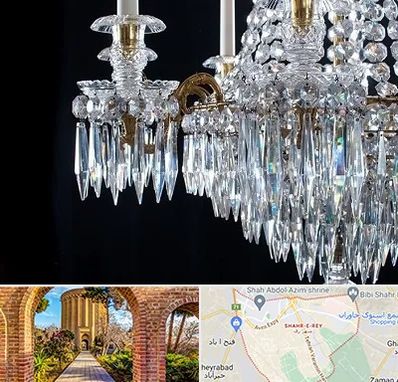 لوستر فروشی در شهر ری