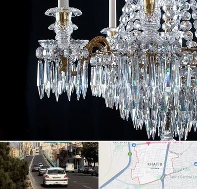 لوستر فروشی در خطیب تبریز