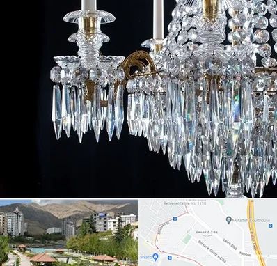 لوستر فروشی در شهر زیبا 