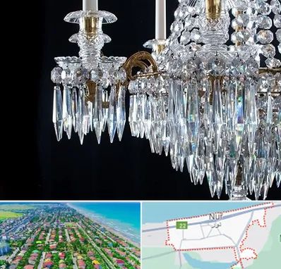 لوستر فروشی در نور