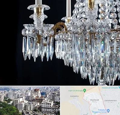 لوستر فروشی در ولنجک 