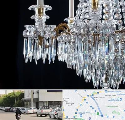 لوستر فروشی در قدوسی شرقی شیراز