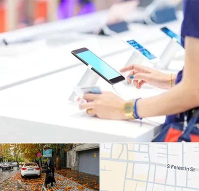 پخش عمده موبایل در خیابان فلسطین