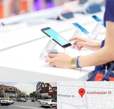 پخش عمده موبایل در خیابان آذربایجان