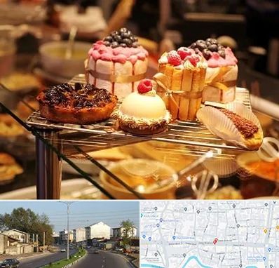 شیرینی فروشی در ضیابری رشت