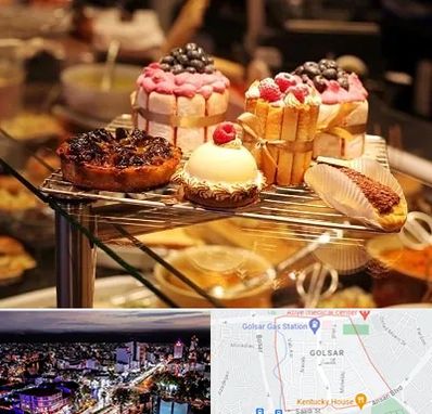 شیرینی فروشی در گلسار رشت