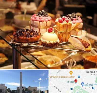 شیرینی فروشی در فلکه گاز شیراز