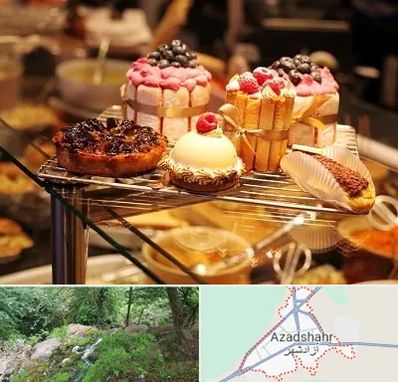 شیرینی فروشی در آزادشهر