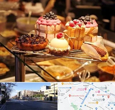 شیرینی فروشی در خیابان ملاصدرا شیراز