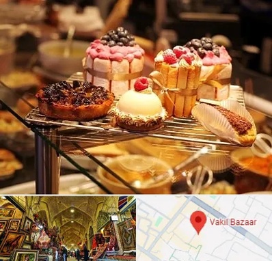 شیرینی فروشی در بازار وکیل شیراز