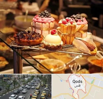 شیرینی فروشی در شهر قدس