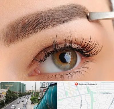 کاشت ابرو اقساطی در بلوار فرحزادی