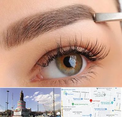 کاشت ابرو اقساطی در کارگر جنوبی 