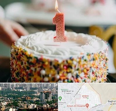 قنادی کیک تولد در عظیمیه کرج