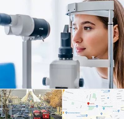 فوق تخصص شبکیه در خیابان آزادی 
