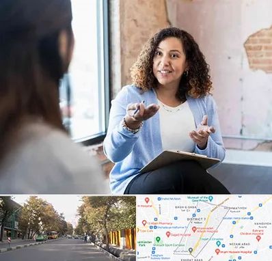 روانشناس خانم در شریعتی 