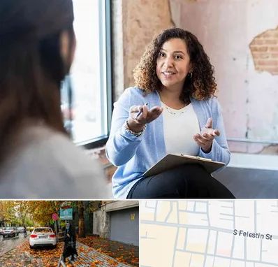 روانشناس خانم در خیابان فلسطین