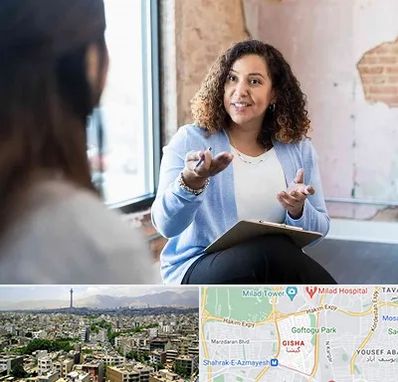 روانشناس خانم در گیشا 