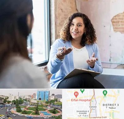 روانشناس خانم در ونک 