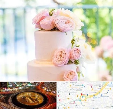 قنادی کیک عروسی در میدان ولیعصر