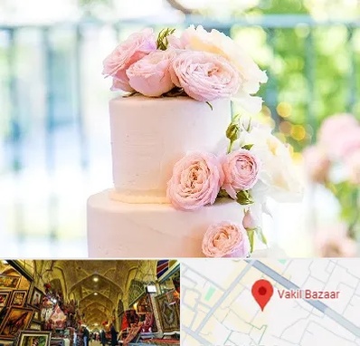 قنادی کیک عروسی در بازار وکیل شیراز