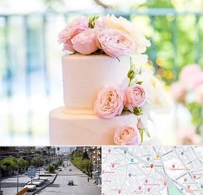 قنادی کیک عروسی در خیابان زند شیراز