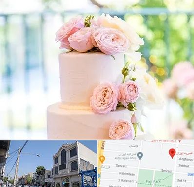 قنادی کیک عروسی در افسریه