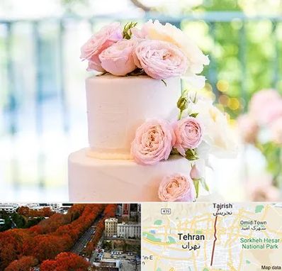 قنادی کیک عروسی در ولیعصر