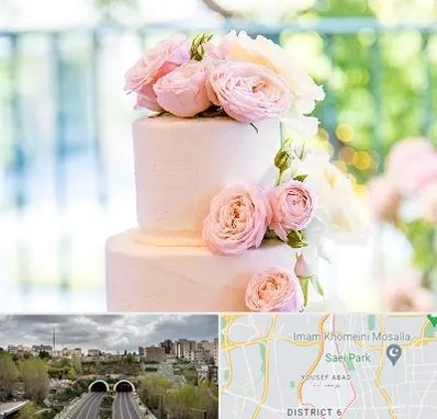 قنادی کیک عروسی در یوسف آباد