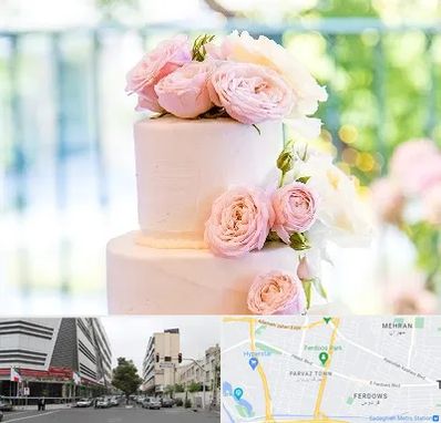 قنادی کیک عروسی در بلوار فردوس