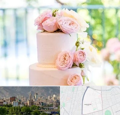 قنادی کیک عروسی در جمشیدیه