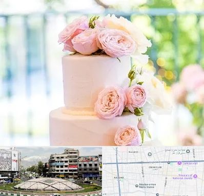 قنادی کیک عروسی در مرکز تهران