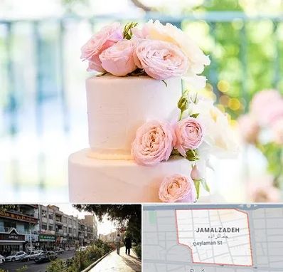 قنادی کیک عروسی در خیابان جمالزاده