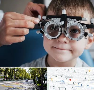 چشم پزشک اطفال در میرداماد 