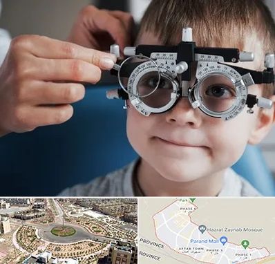 چشم پزشک اطفال در پرند