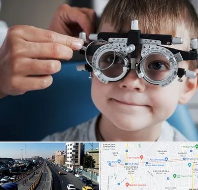 چشم پزشک اطفال در پیروزی 