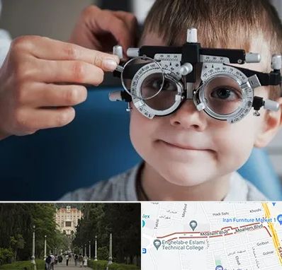 چشم پزشک اطفال در بلوار معلم رشت 