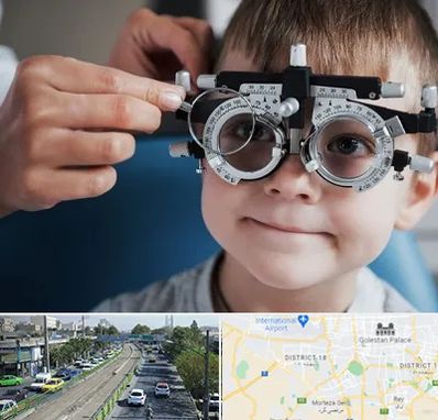 چشم پزشک اطفال در جنوب تهران 