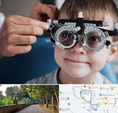 چشم پزشک اطفال در فلکه گاز رشت