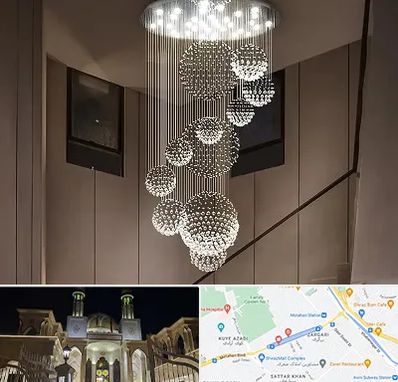 مرکز پخش لوستر در زرگری شیراز