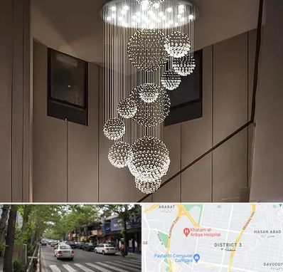 مرکز پخش لوستر در ظفر 