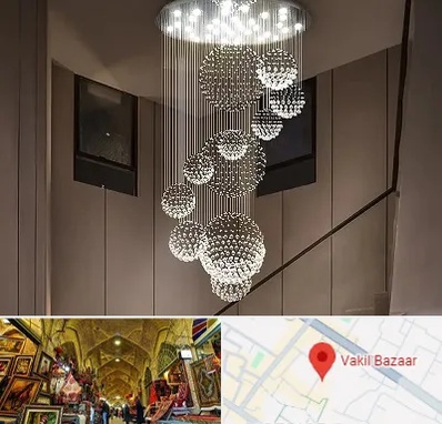 مرکز پخش لوستر در بازار وکیل شیراز