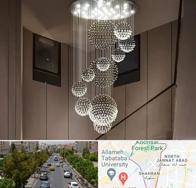 مرکز پخش لوستر در شهران 