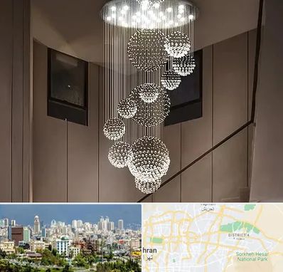 مرکز پخش لوستر در شرق تهران 