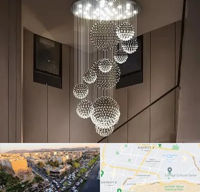 مرکز پخش لوستر در تهرانپارس 