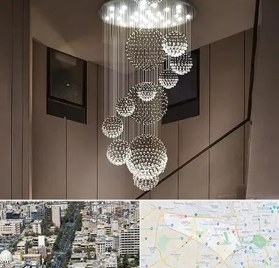 مرکز پخش لوستر در منطقه 18 تهران 