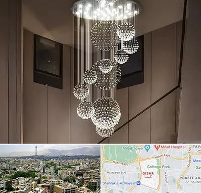 مرکز پخش لوستر در گیشا 