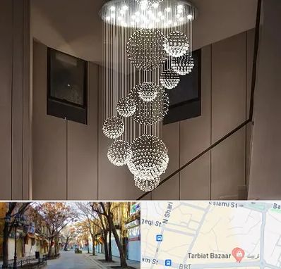 مرکز پخش لوستر در تربیت تبریز