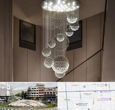 مرکز پخش لوستر در مرکز تهران